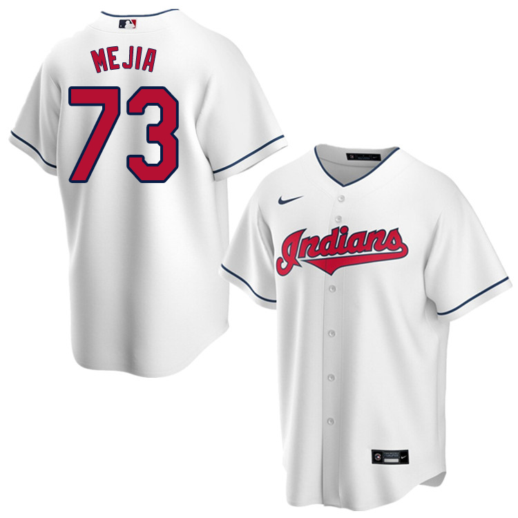 Nike Men #73 Jean Carlos Mejia Cleveland Indians Baseball Jerseys Sale-White